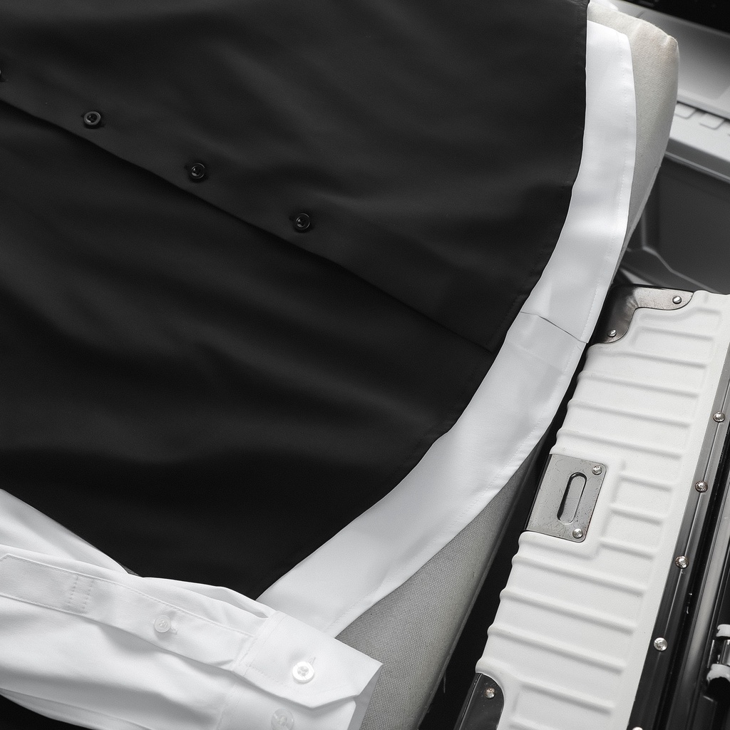 Áo Sơ Mi Nam Black White Base , Chất Vải Cotton Blend Thoải Mái , SM006100 ,SOMEHOW