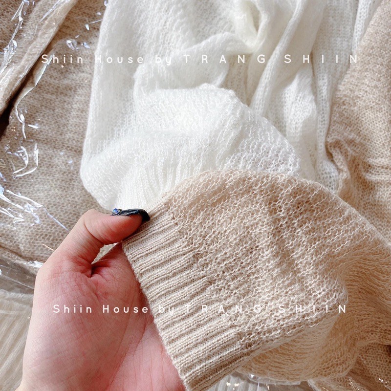 Khoác cadigan len mỏng | BigBuy360 - bigbuy360.vn