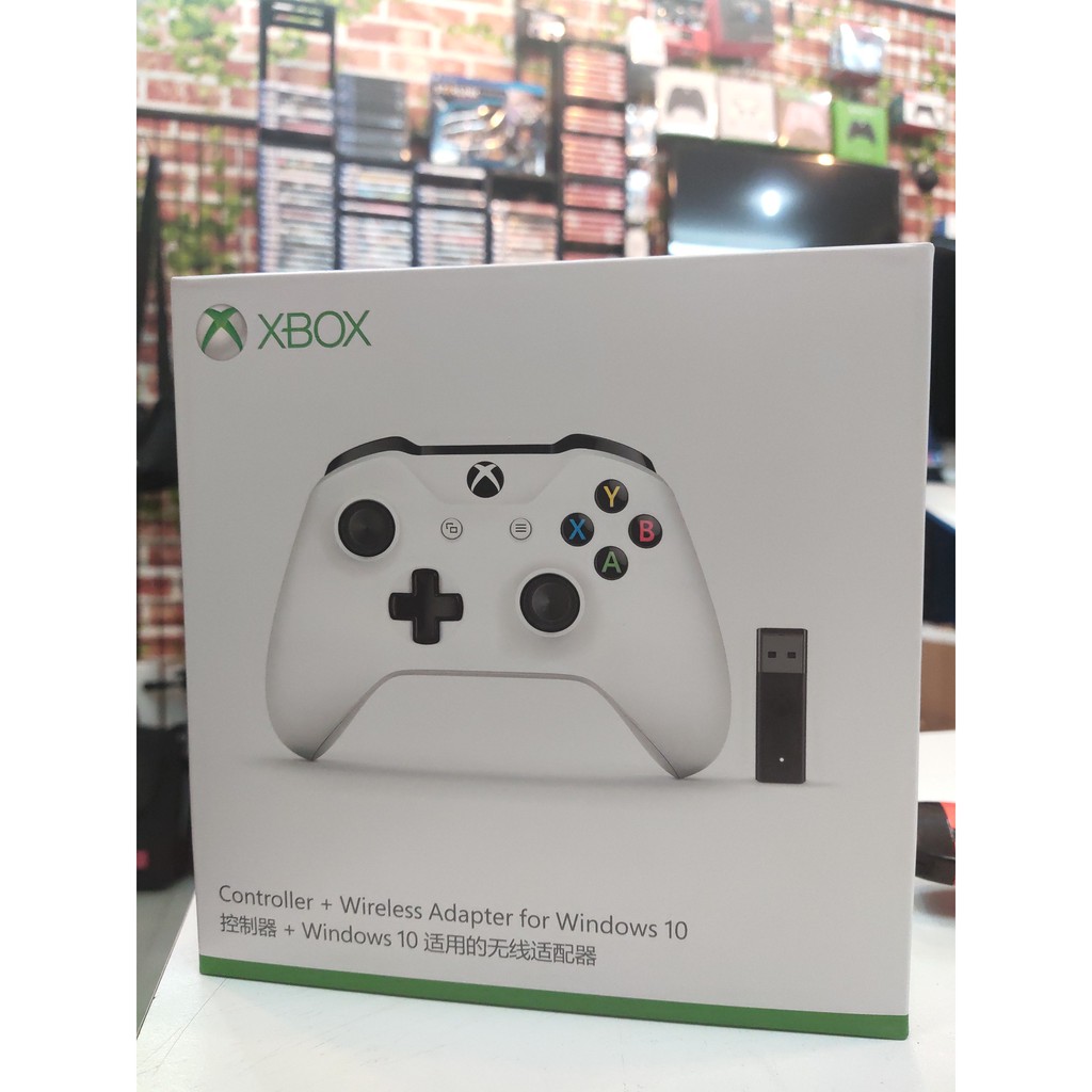 Tay cầm xbox one s chính hãng Kèm Cục USB Receiver