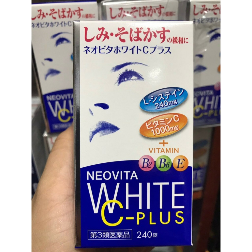 Viên uống trắng da Neovita White C-Plus của Nhật (hộp 240 viên) | BigBuy360 - bigbuy360.vn