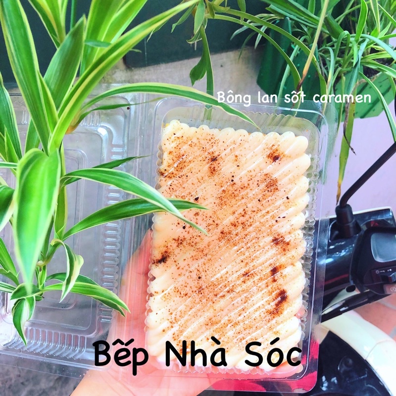 Bông lan sốt caramen keto/das