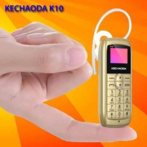 Điện Thoại Mini Kechaoda K10 siêu nhỏ [CHÍNH HÃNG] - Kiêm tai nghe Bluetooth- Kế nối ĐT 1 Sim - Bảo hành 12 tháng