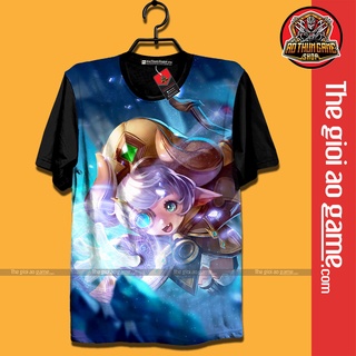 Áo Liên Quân , Áo Thun Liên Quân Mobile Alice Unisex Nam Nữ Basic Tay Ngắn Form Rộng / Thegioiaogame.com