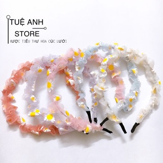 [Sỉ 7k9] B92-  Bờm cài tóc tiểu thư hoa cúc lưới