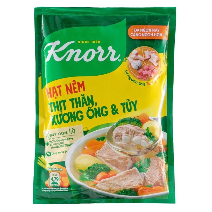 HẠT NÊM KNORR THỊT THĂN, XƯƠNG ỐNG &amp; TUỶ 170G