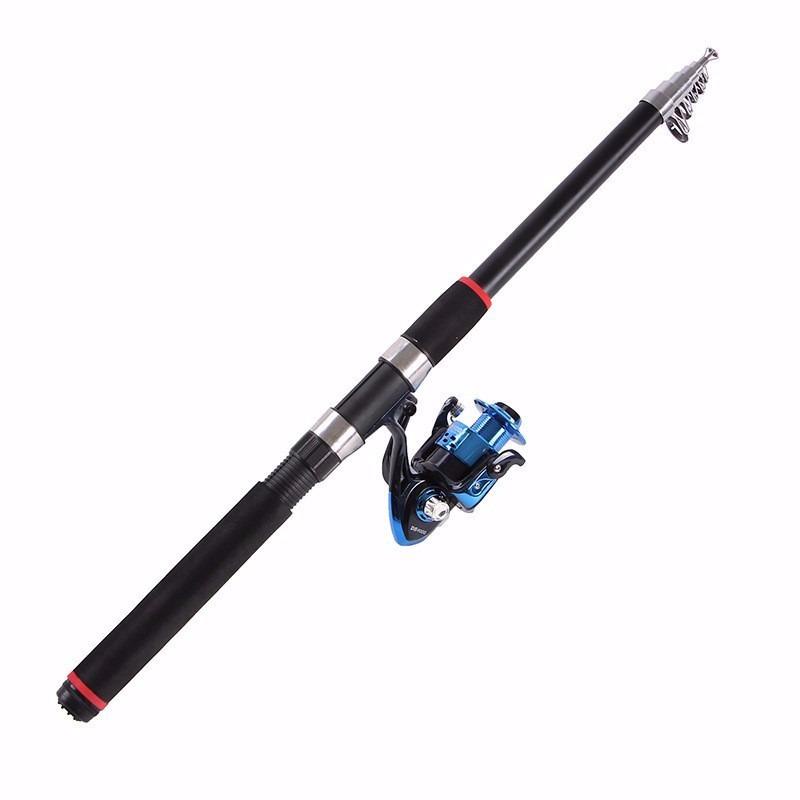 Cần Câu Cá Du Lịch 2m1+(tặng kèm dây câu cuốn sẵn,lưỡi câu,phao câu)