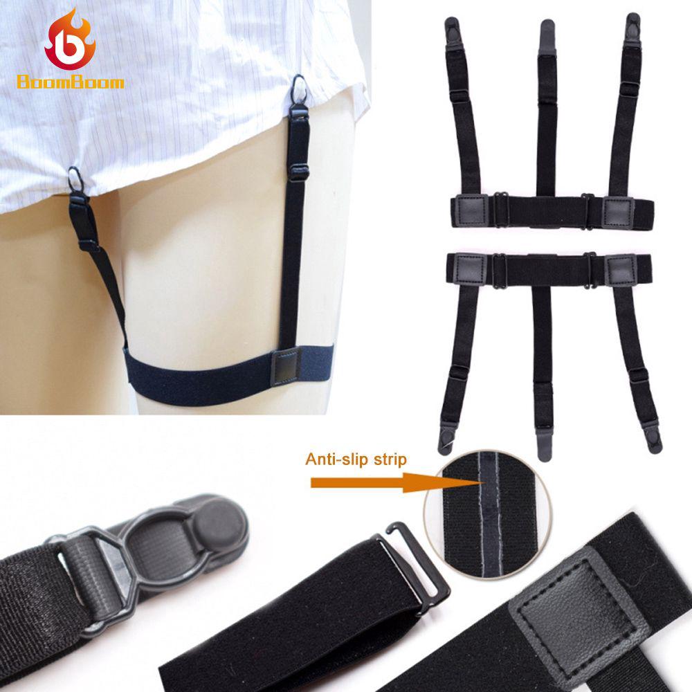 Cặp nịt đùi giữ áo sơ mi chống trượt tiện dụng cho nam giới