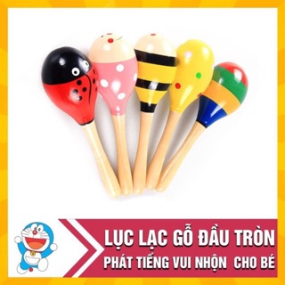 Combo 4 Xúc Xắc Chùy Bằng Gỗ