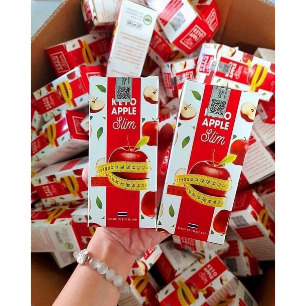 Giảm cân Keto Apple Slim Trà giảm cân nhanh cấp tốc an toàn thảo mộc không phải thuốc giảm cân