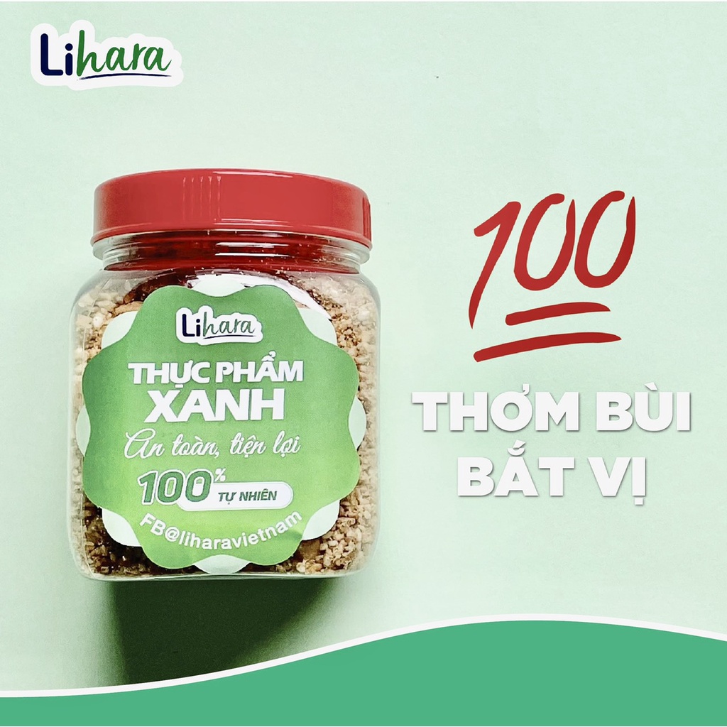 Muối mè đậu phộng LIHARA 500gr gia vị rắc cơm bổ sung đạm và chất béo lành mạnh