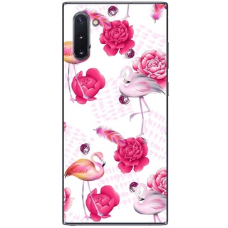 Ốp lưng samsung note 10, note 10 plus, note 10 lite in hình hạc hồng