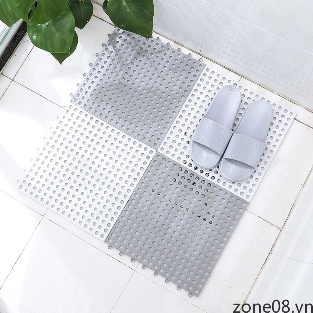 Thảm chống trơn trượt nhà tắm size 30x30cm tiện dụng, tấm lót sàn nhà tắm kháng khuẩn chống trượt -SỈLẺLONGBIÊN