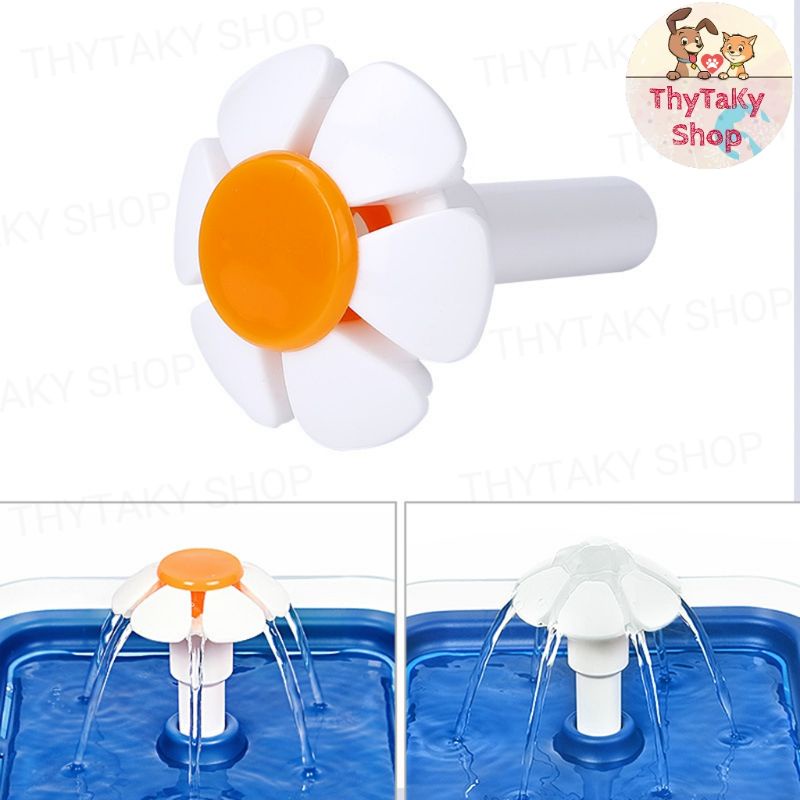 Đầu phun cây hoa nhỏ 3 dạng phun nước dùng cho máy lọc nước tự động chó mèo