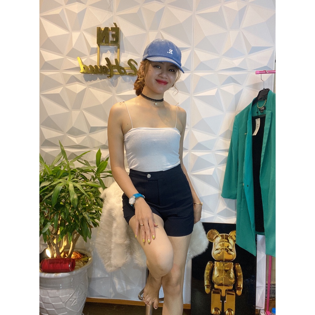 140 (CHỐT LIVESTREAM) áo hai dây Hàn phối