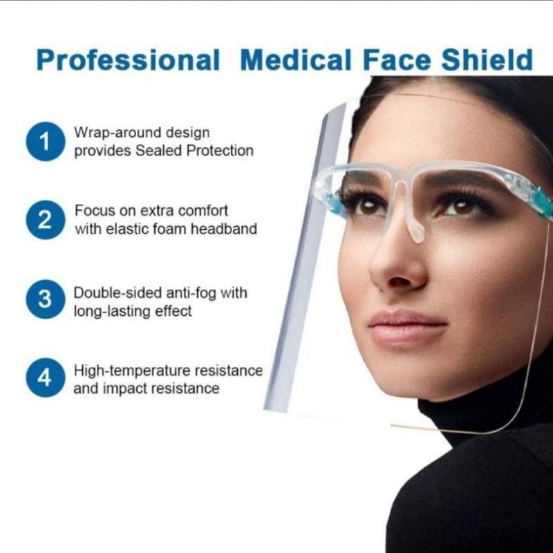 TẤM CHẮN Face shield Mặt Nạ Bảo Hộ Y Tế Chống Dịch, Chống Giọt Bắn, Bụi