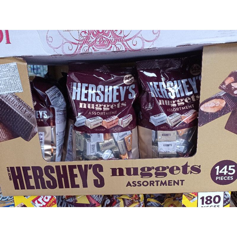 (Date t4/2023)Kẹo socola Hershey's Nuggets hershey nugget chocolate 1.47Kg của Mỹ