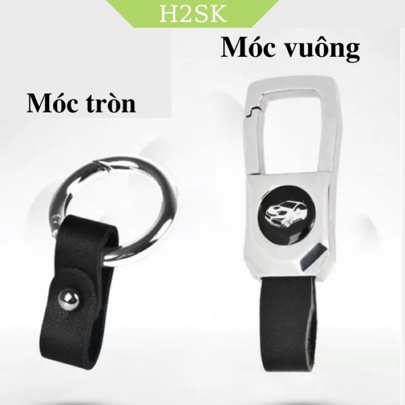 Móc khóa da ô tô xe máy đẳng cấp thời thượng, móc khóa treo