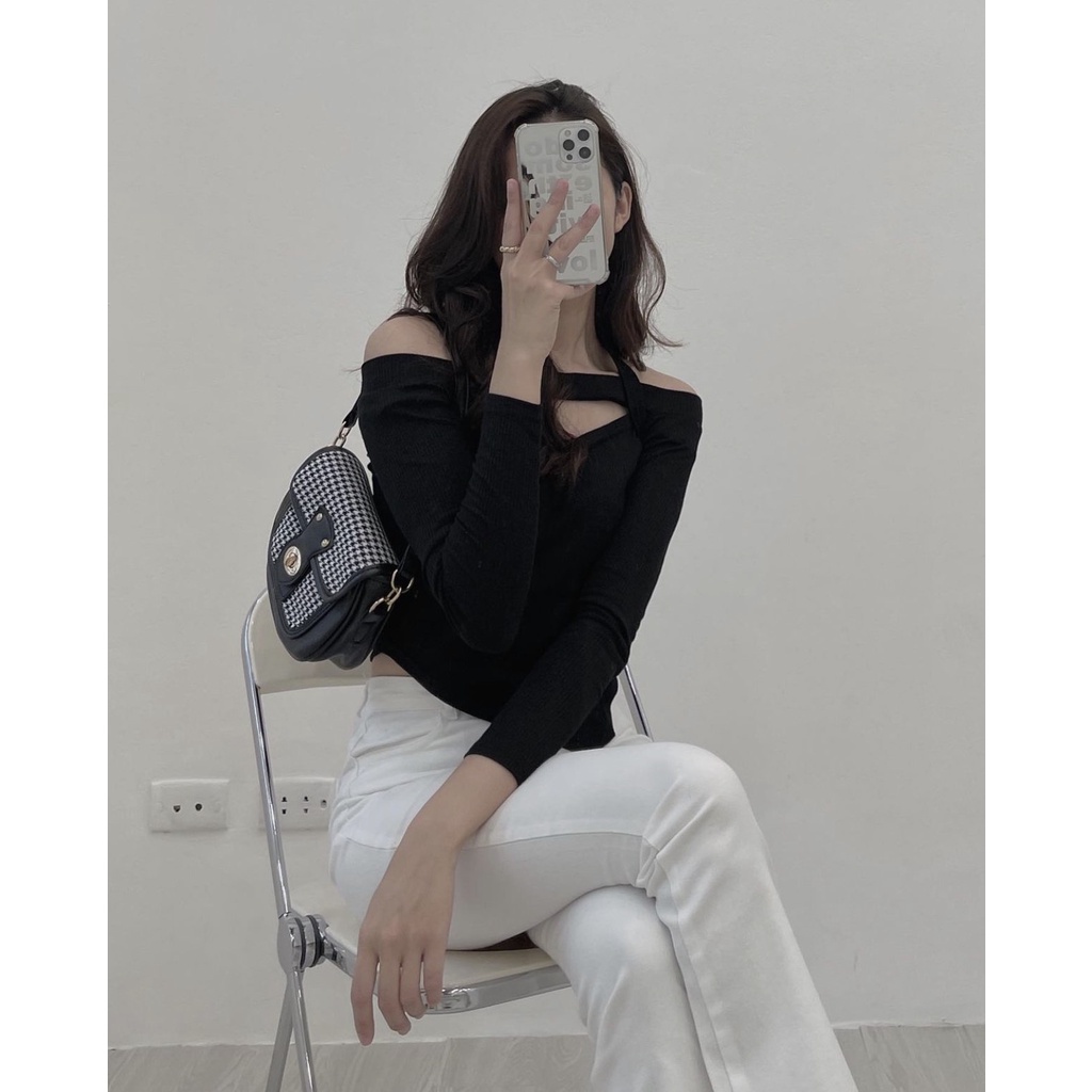 Áo trễ vai dây sexy