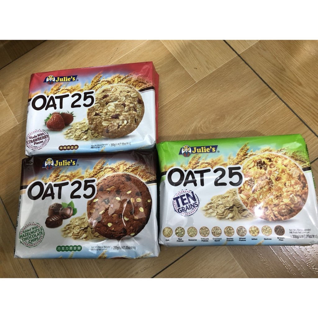 Bánh Ngũ Cốc Julie's Yến Mạch Dâu