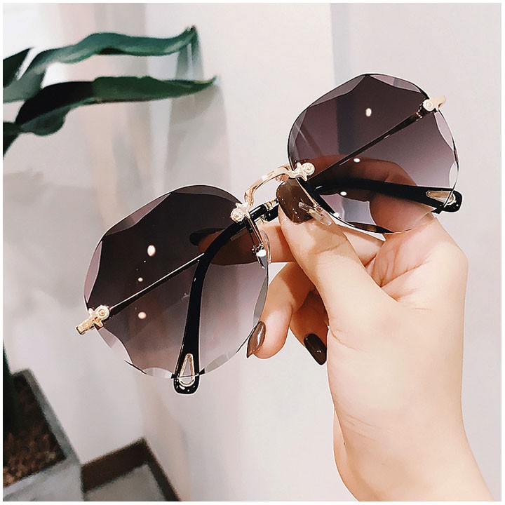 Kính Mát Nữ Thời Trang Hàn Quốc 2021 - Mắt Kính Râm Nữ Gọng Tròn Đẹp Cao Cấp_MS10