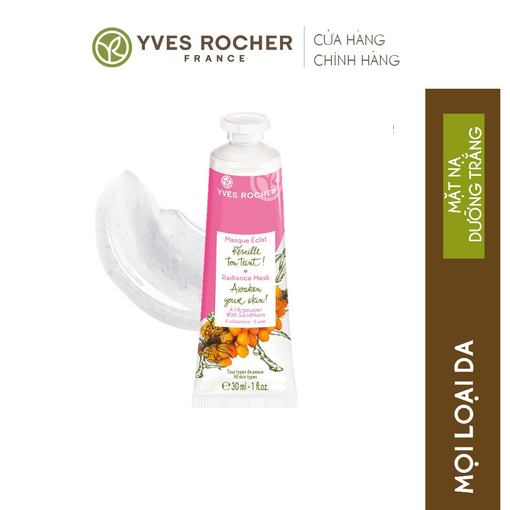 Yves Rocher Masque Éclat À l'Argousier - Mặt Nạ Làm Sáng Da 30ml