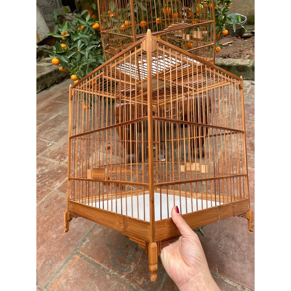 KHUNG LỒNG CHIM TRE GIÀ, TRÚC GIÀ HM CHÀO MÀO VÂN ĐẸP CHẮC CHẮN GIÁ RẺ TỰ RÁP SIÊU DỄ