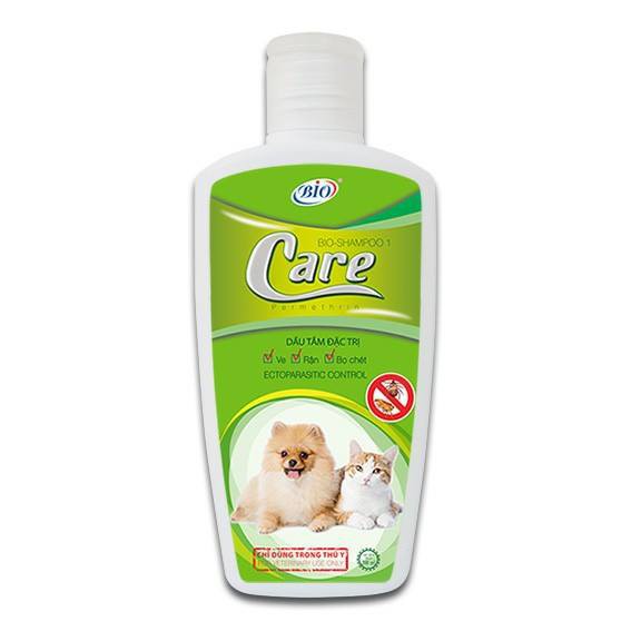 sữa tắm đặc trị ve, rận, bọ chét Bio Care dành cho chó mèo 200ml - 500ml