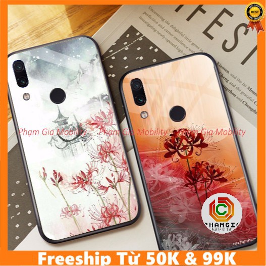 Ốp lưng Huawei Nova 3i/3e/Honor play mặt lưng phủ bóng hình hoa siêu đẹp