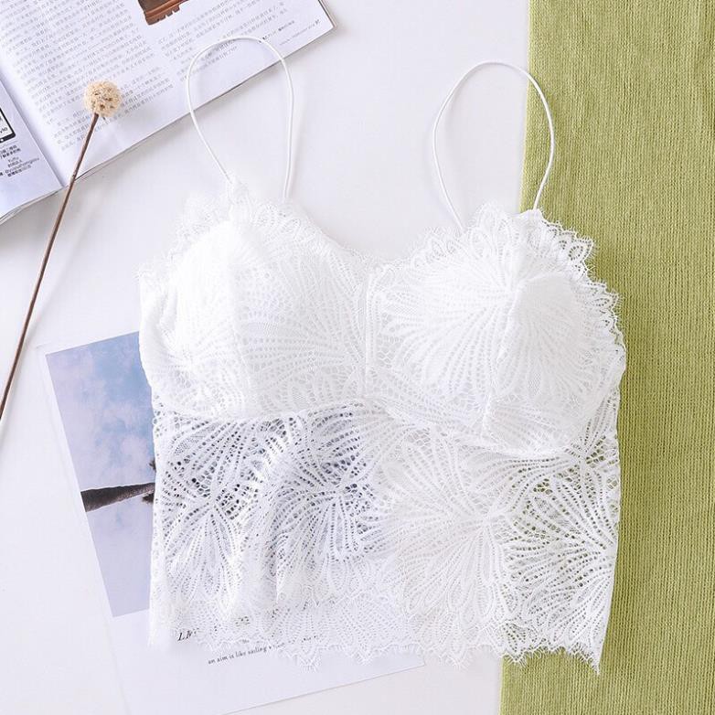 Áo bralette lưới phối ren iBasic quyến rũ, dễ dàng phối đồ