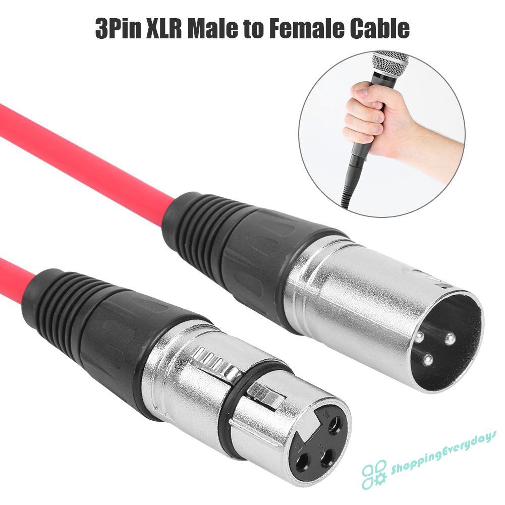 Dây Cáp Micro 1m Xlr 3pin Chuyên Dụng Chất Lượng Cao