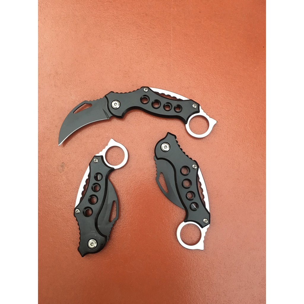 Móc khóa dao phượt karambit gọt trái cây