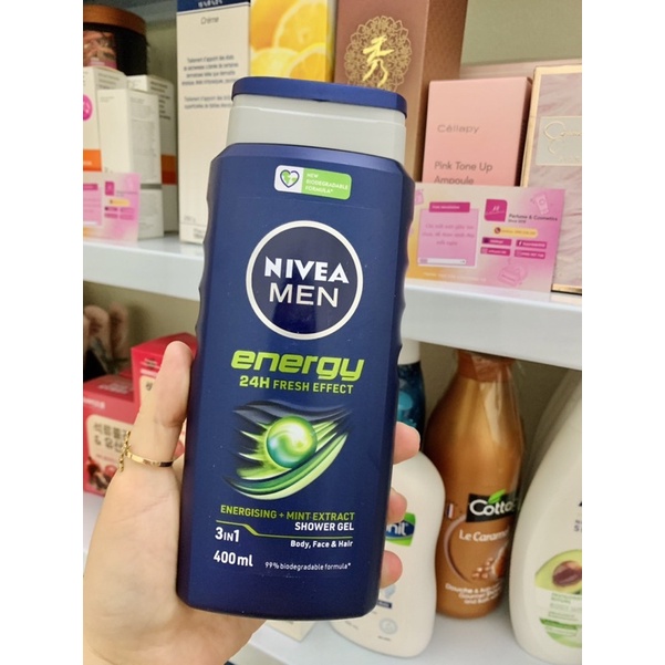 Sữa tắm nam NIVEA Men  hàng Đức 3in1