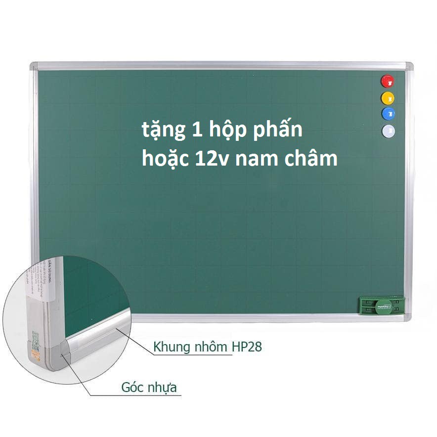 BẢNG TỪ XANH TREO TƯỜNG KÈM NAM CHÂM - EASY BOARD