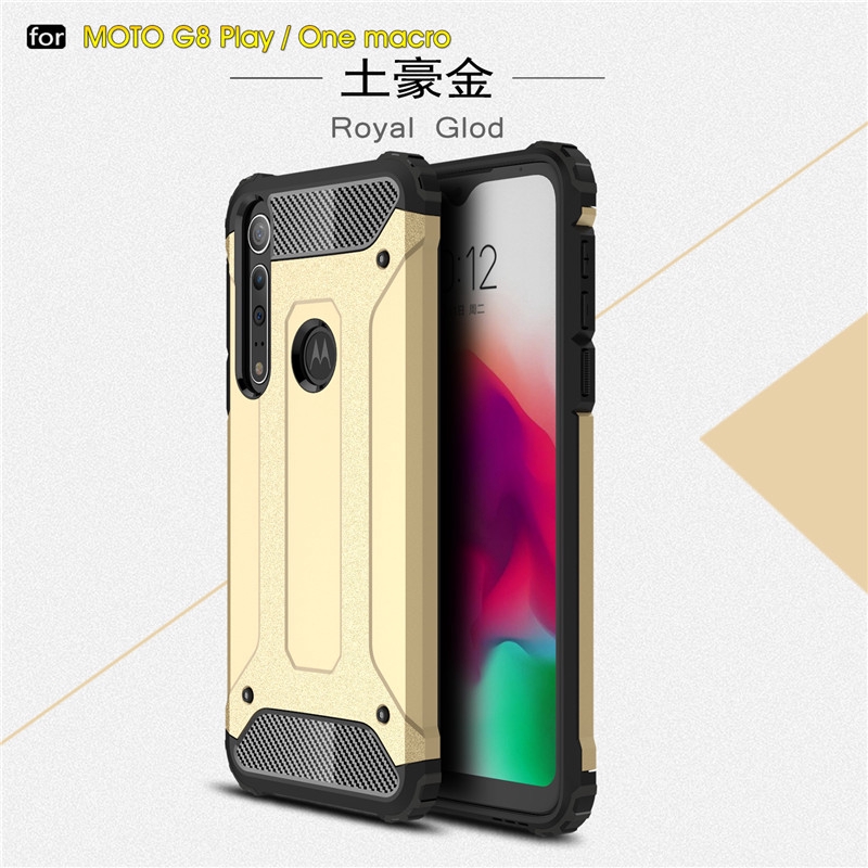 Ốp Lưng Giáp Cứng Nhám Cho Điện Thoại Motorola Moto G8 Play