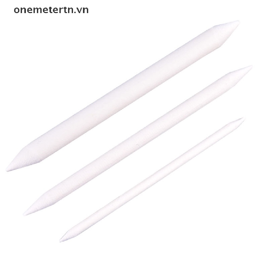 onemetertn  6pcs/set Blending Smudge Stump Stick Tortillon Sketch Art White Drawing Charcoal  VN