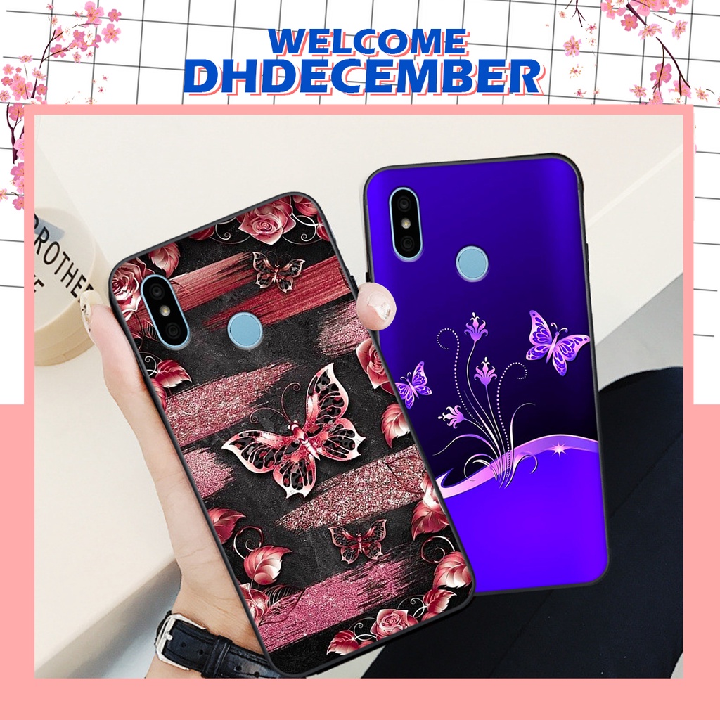 Ốp lưng Xiaomi REDMI 6 PRO / MI A2 LITE in hình hoa tinh tế , mới mẻ DH DECEMBER