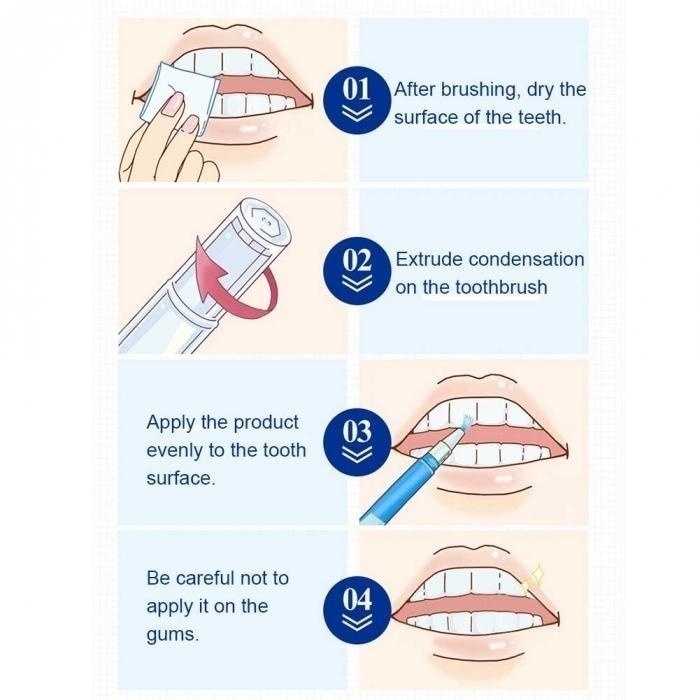 Bút Gel Làm Trắng Răng Cà Phê Vết Bẩn Và Làm Mạnh Răng