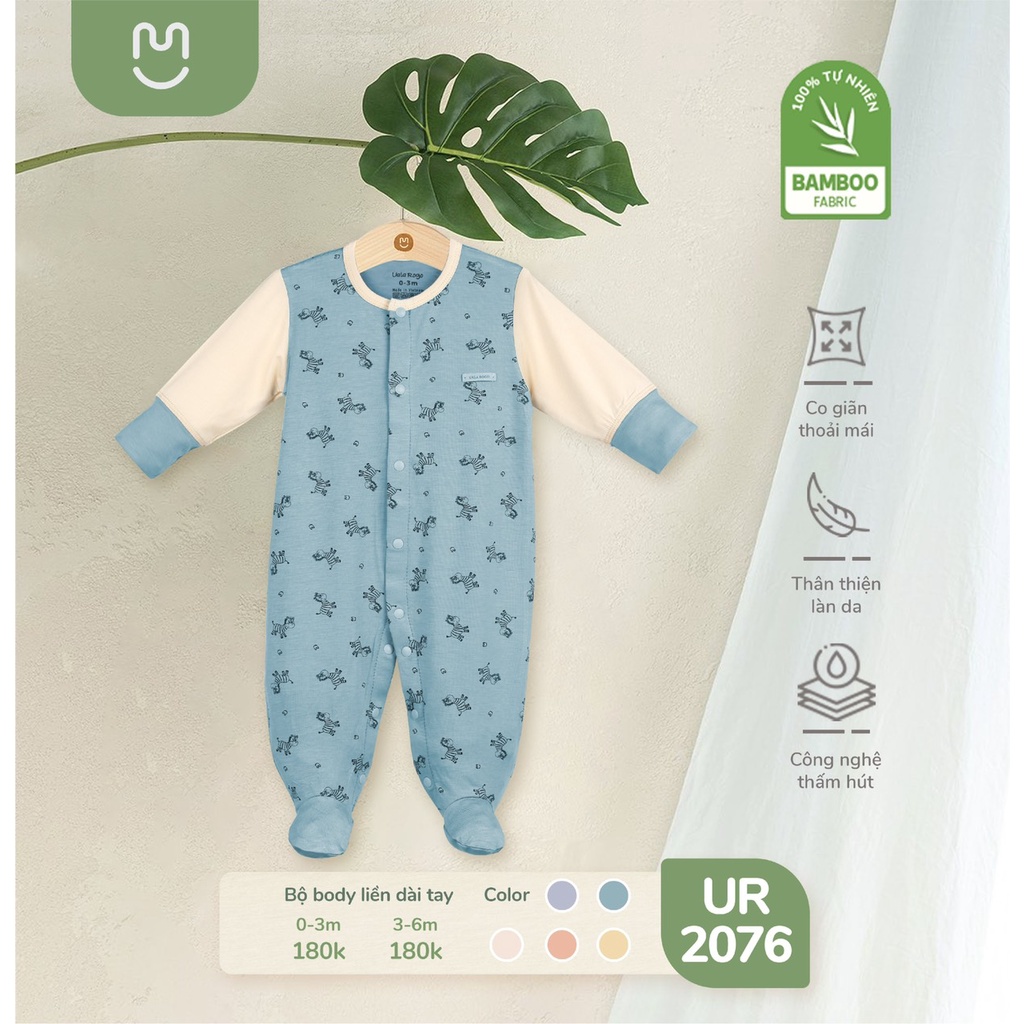 Body Liền Tất Chân, Lộn Tay Bamboo UalaRogo