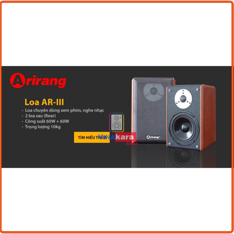 Loa Arirang AR-III (Bass 1,6 Tấc) Chính hãng