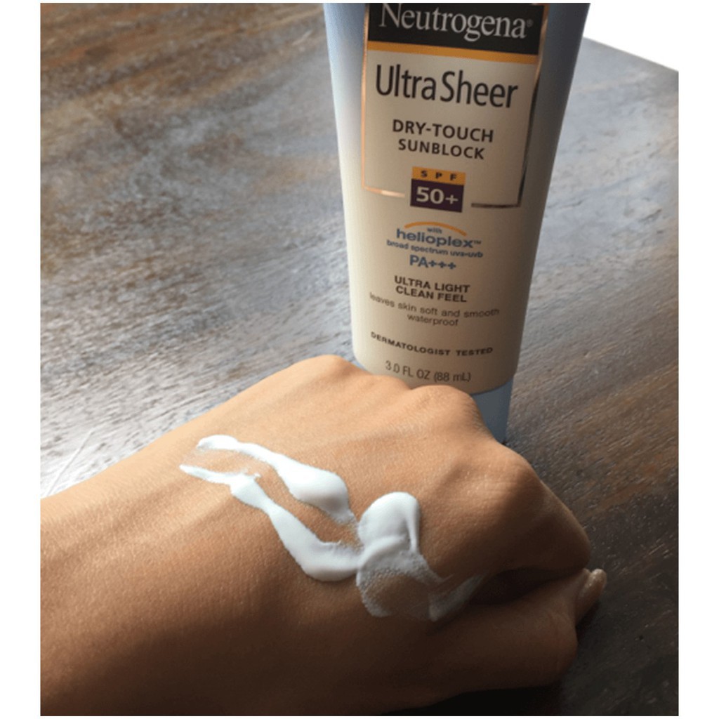 Kem chống nắng Neutrogena Ultra Sheer Dry-Touch Sunscreen SPF 50+PA+++ 88ml