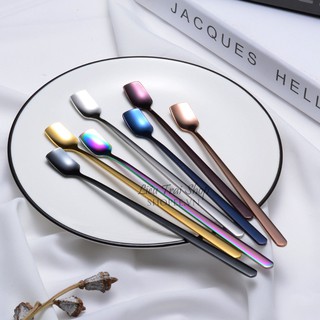 Thìa muỗng vuông inox 304 thìa sinh tố thìa cà phê thìa cafe