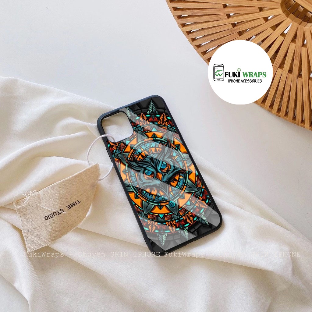 Ốp Lưng Kính Cường Lực / Case Cú Chống Vỡ Dành Cho 13ProMax 12ProMax 11ProMax X XSMAX Fukishop