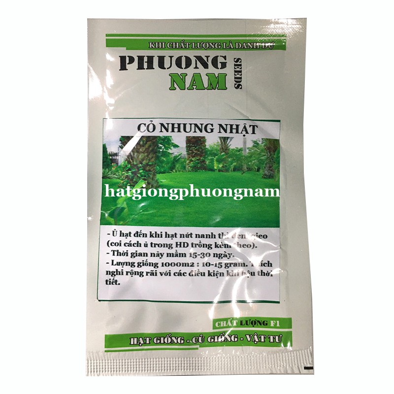 10GR - HẠT GIỐNG CỎ NHUNG NHẬT