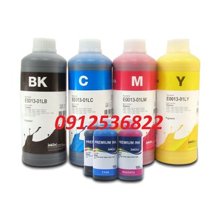 Combo 4 chai mực inktec 1 lít cho máy in epson