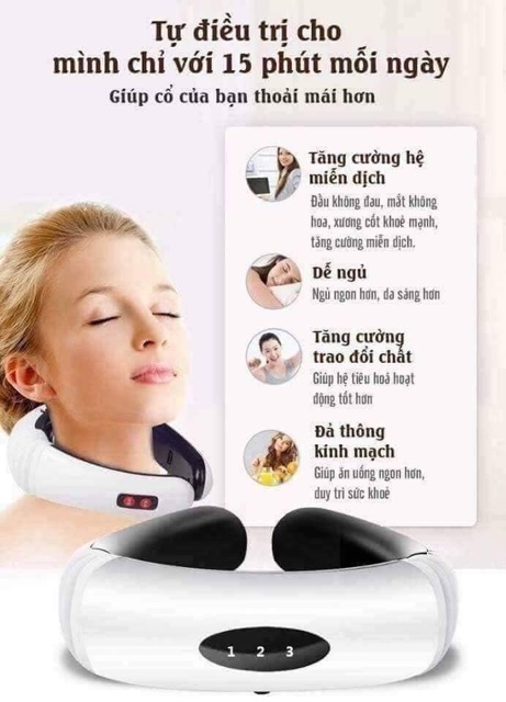 Máy massage vai gáy sung điện