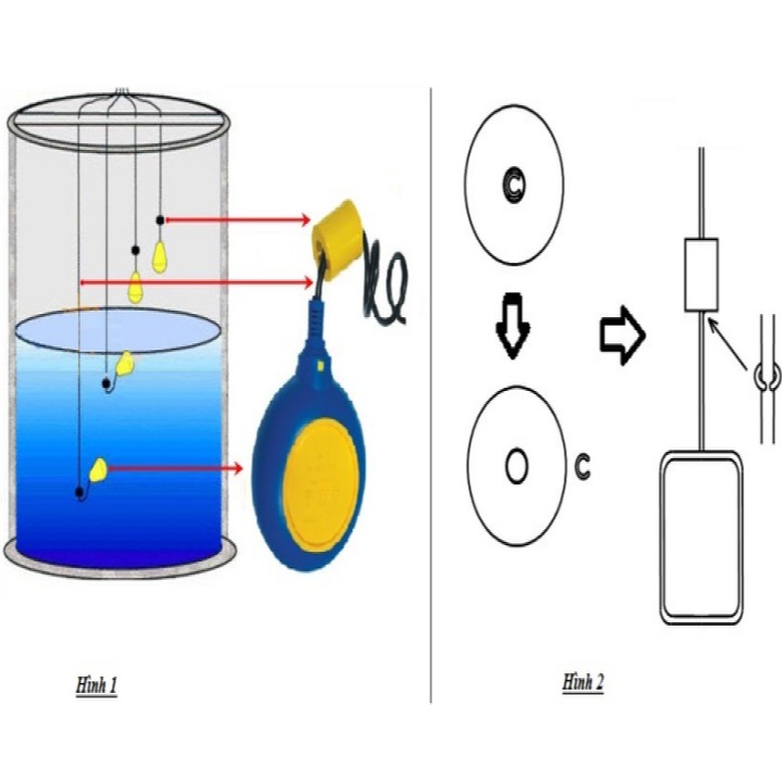 Công tắc phao điện máy bơm nước KW- 2M