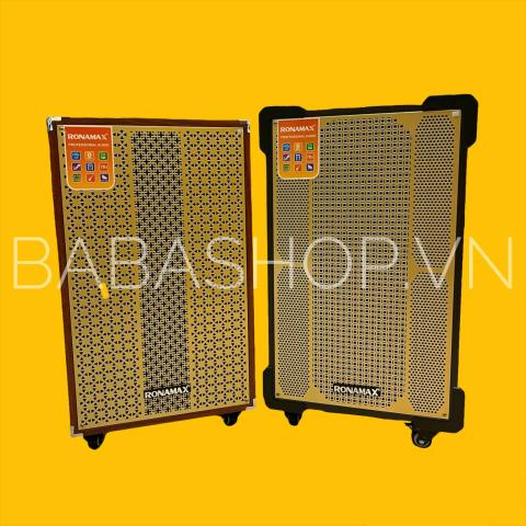 Loa kéo karaoke Ronamax MF12   Hàng chính hãng, Loa Bass 30 Công Suất Lớn + Tặng 2 micro + Bảo hành 12 tháng