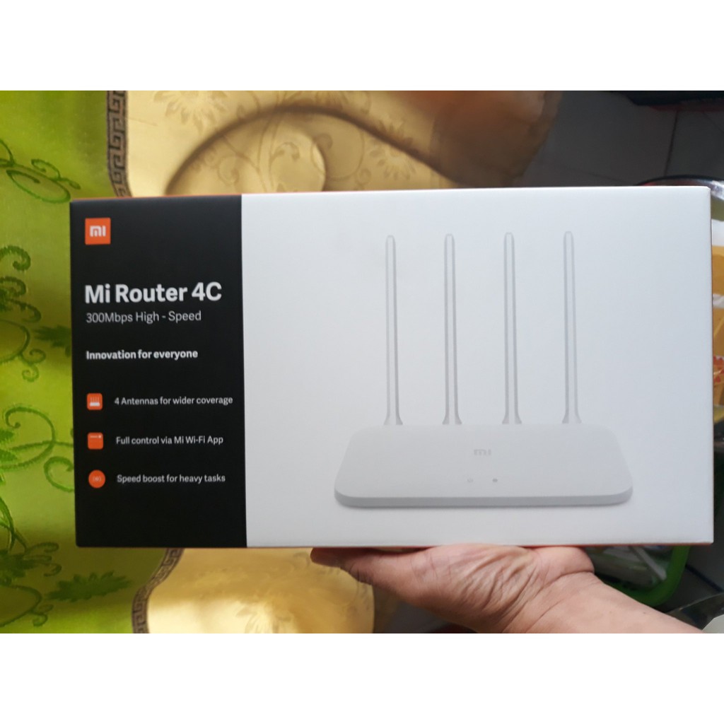 Router WiFi Xiaomi 4C 4 Anten, 300Mbps - Bộ Phát Xiaomi Wifi M4C ( R4CM )