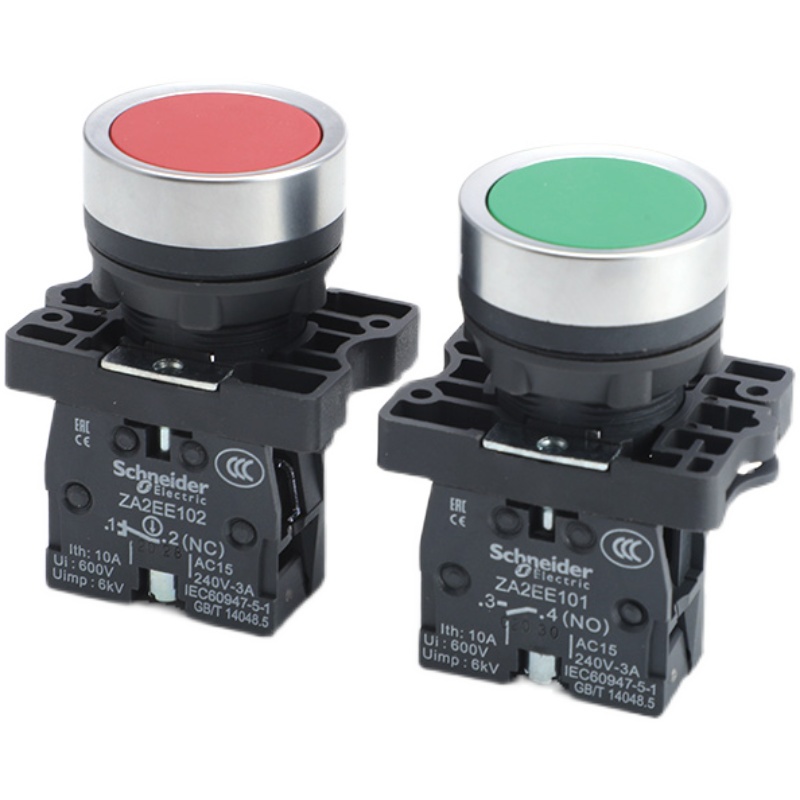 Nút nhấn nhả Phi 22mm XA2EA31 Schneide