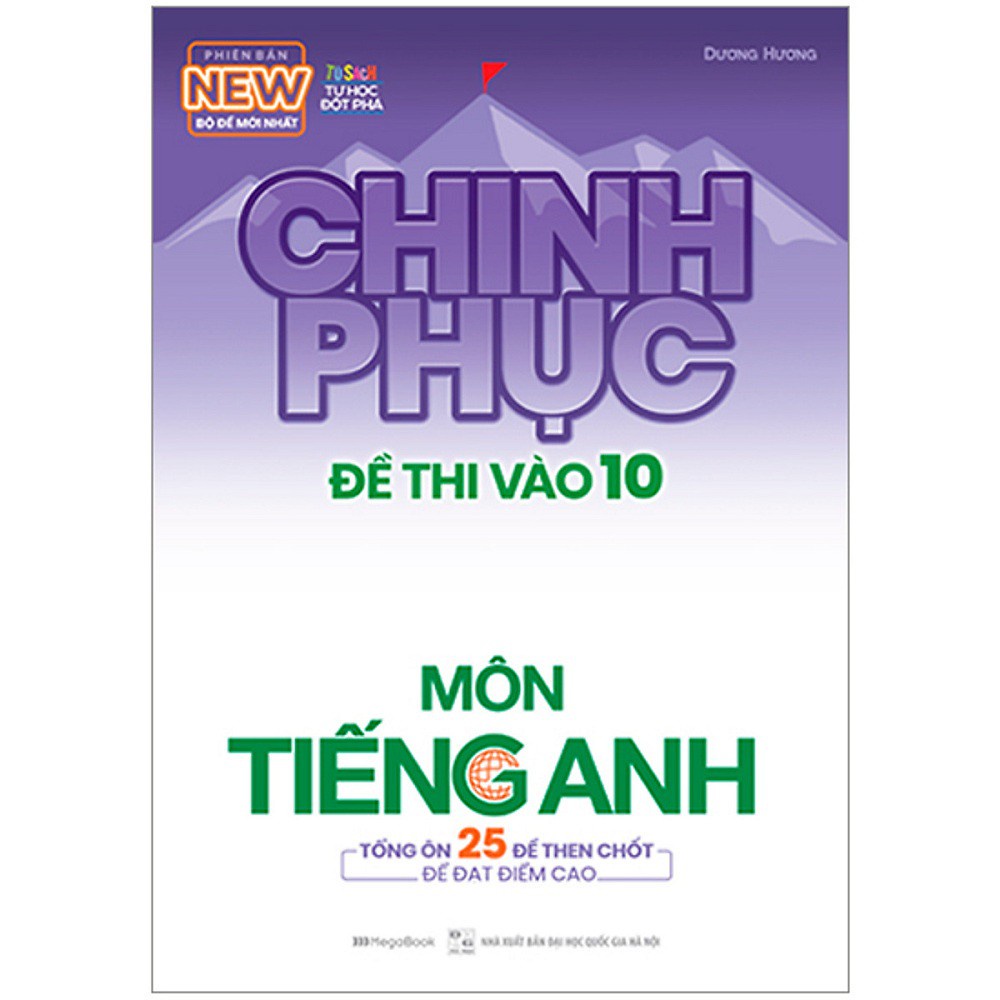 Sách Megabook - Combo Chinh phục đề thi vào 10 Môn Tiếng Anh + Văn + Toán